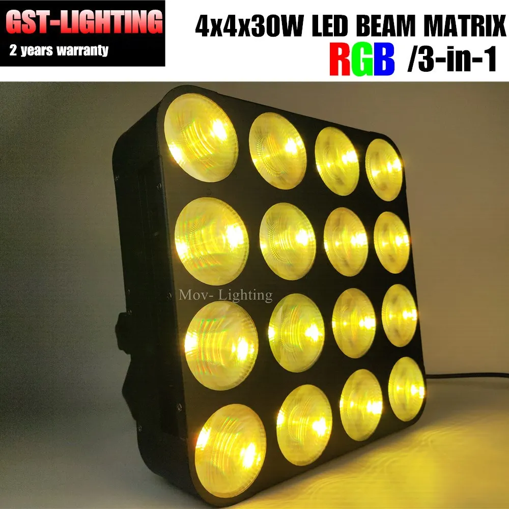4 шт./лот 4*4 3в1 RGB четырехцветный пиксельный сценический луч света матричный