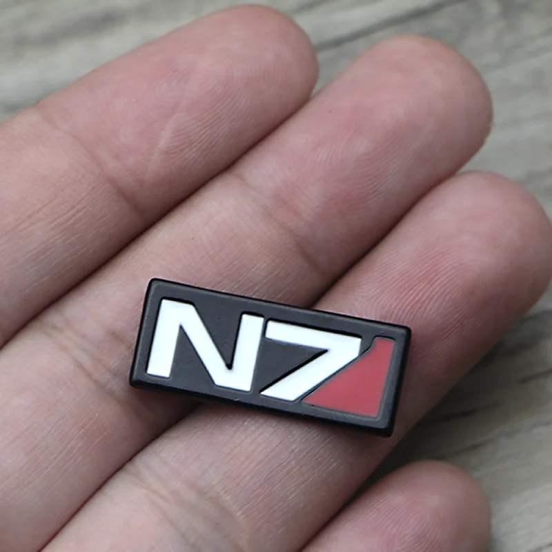 L1418 Игра Mass Effect металлические броши и булавки эмаль булавка для рюкзака/сумка со