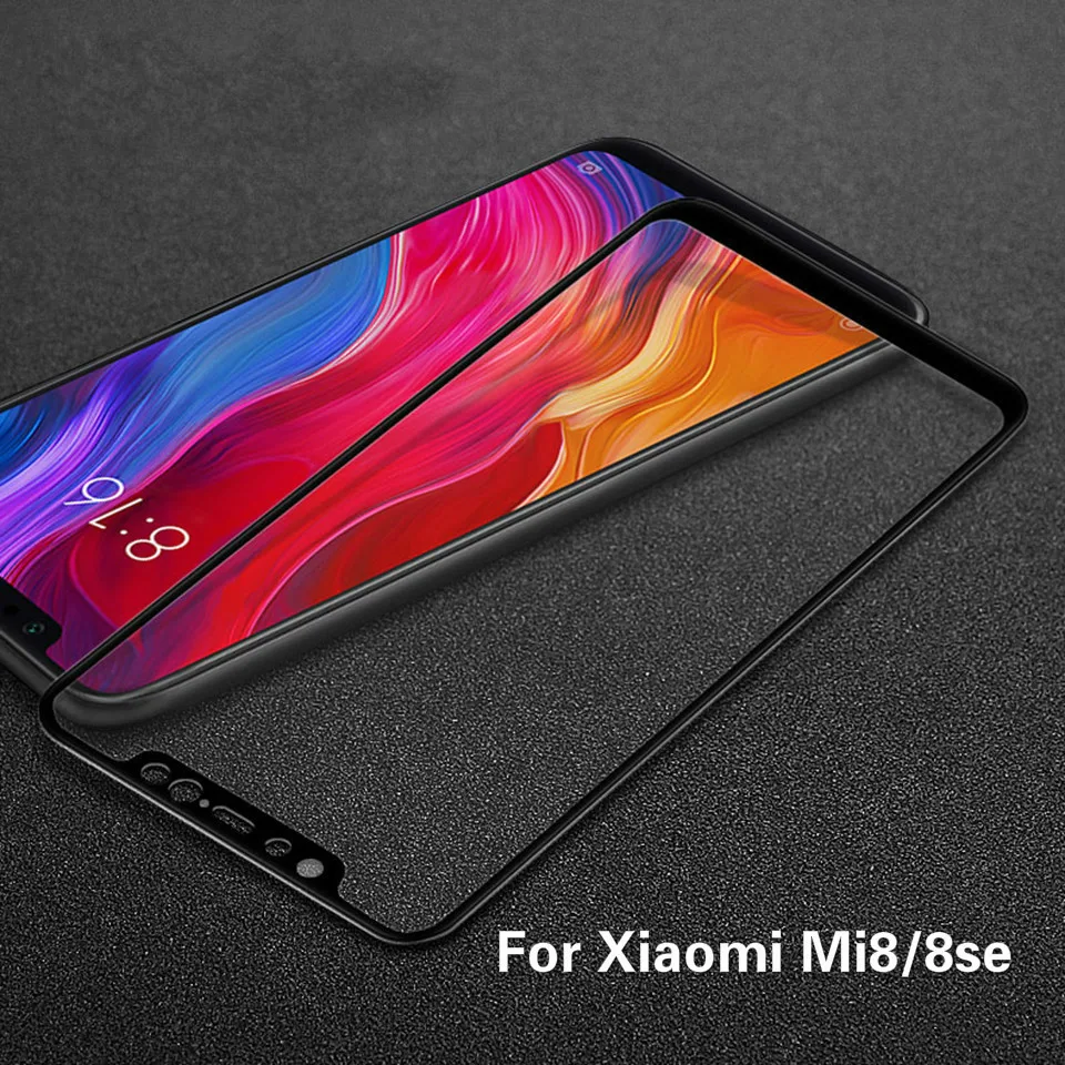 Закаленное стекло для Xiaomi 8 Защита экрана Mi se 3D изогнутое Защитное Mi8 твердость