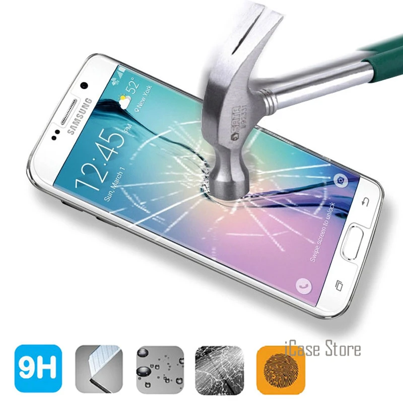 2.5D с уровнем твердости 9 H закаленное Стекло для Samsung Galaxy A3 2016 A5 J1 мини J5 2015 S6 S5 S4 Xcover
