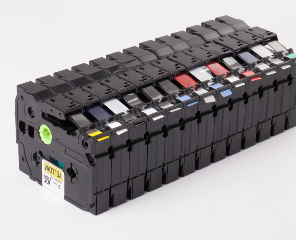 10 шт. 9 мм лента на красном совместимы 1п сенсорный Tz картридж 421 Tze Tze421 для