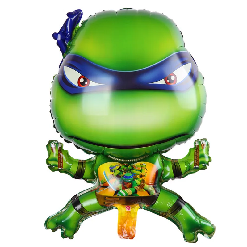 Черепашки Ниндзя Фольга Шарики TMNT Globos вечерние Helium шар подарок на день рождения