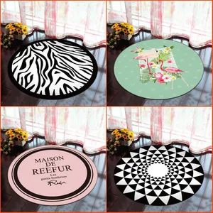 Серая серия, круглые коврики в скандинавском стиле, для гостиной, компьютерного кресла, детской коврик для гардеробной, Игровая палатка, напольный коврик