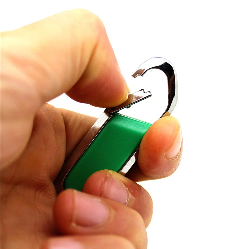 Металлический карабин кожаный USB флеш накопитель брелок на запястье карта 8 ГБ 16 32