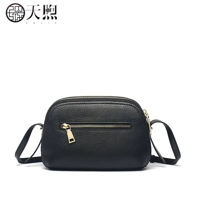 Сумка через плечо Pmsix из воловьей кожи для мам среднего возраста 2019|Сумки с