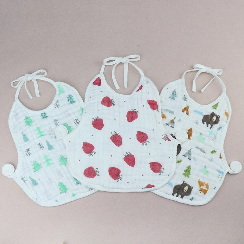 Детские нагрудники из муслина для мальчиков и девочек детские хлопка с