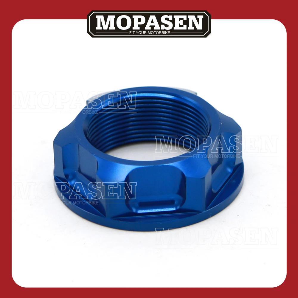Гайка рулевого механизма мотоцикла подходит для двигателя YZ125/250 94 18 YZ250F 01 YZ450F 03