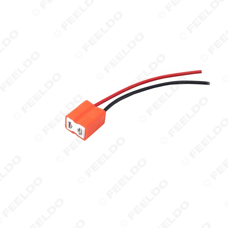 FEELDO 2 шт. автомобильный керамический H7 разъем держатель лампы разъем|Аксессуары