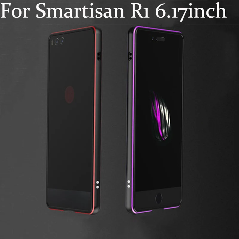 Брендовый Алюминиевый металлический бампер для Smartisan Nut R1 металлический чехол Nut R 1 чехол в форме колонки рамка для Smartisan NutR1 чехол для телефона