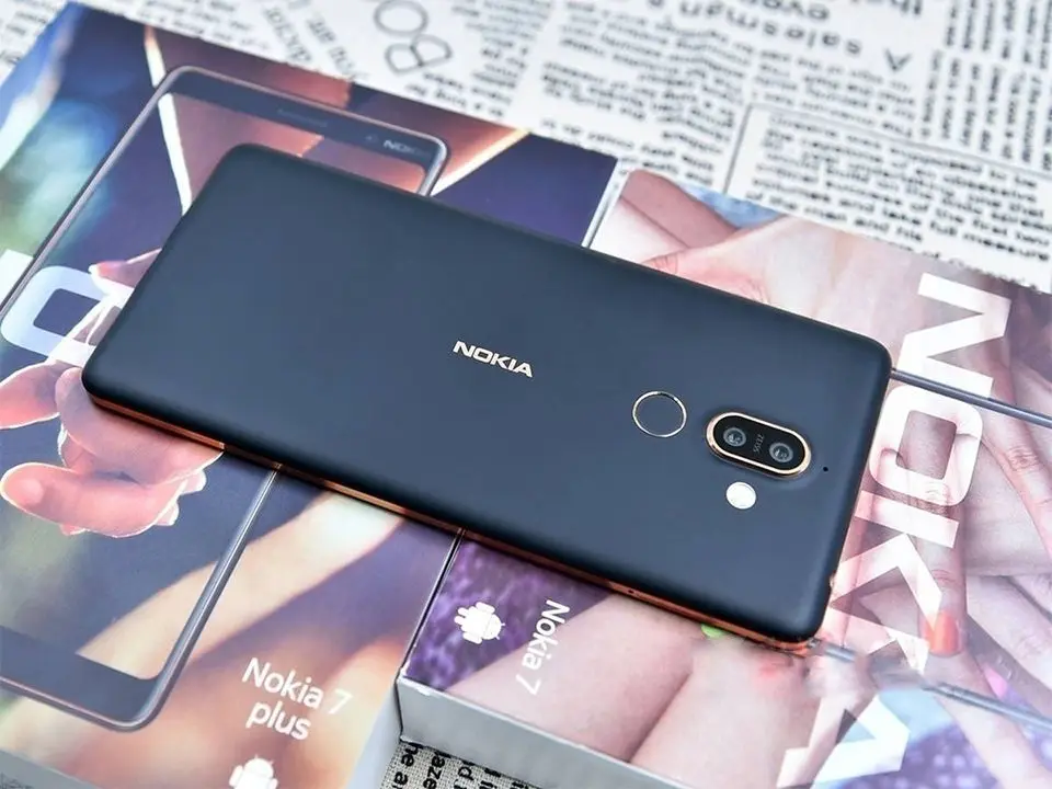 Мобильный телефон Nokia 7 Plus 6G 64G 6,0 ''FHD 2160*1080 Восьмиядерный мобильный телефон Snapdragon 660 3800 мАч 4G LTE NFC Смартфон