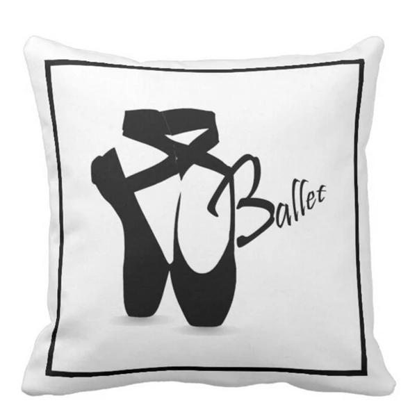 Новинка чехол подушка для балерины пуанты обувь подушки черные белые подарки