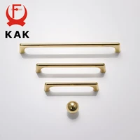 kak fashion bright gold cabinet handles solid drawer knobs kitchen handles cupboard door pulls furniture handle cabinet hardware