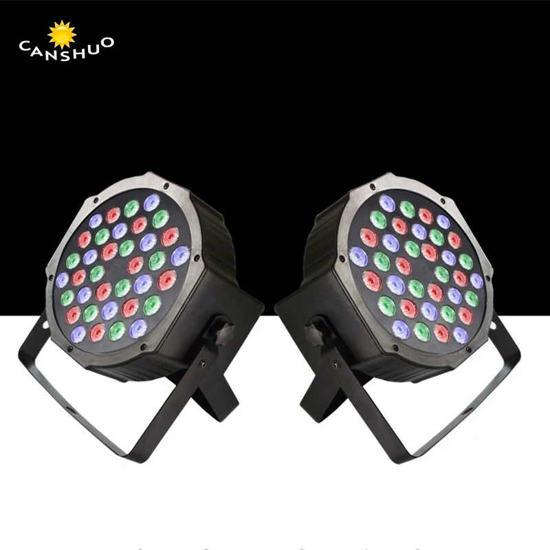 36 светодиодов PAR сценический светильник DMX512 Master Slave плоский DJ оборудование Контроллер вечерние ночной клуб Паб Бар KTV сценический светильник ing EU/US plug