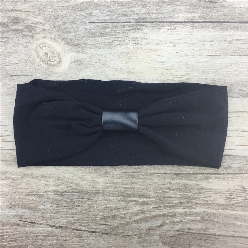 Модная повязка на голову для девочек милый бант эластичная резинка волос цельный