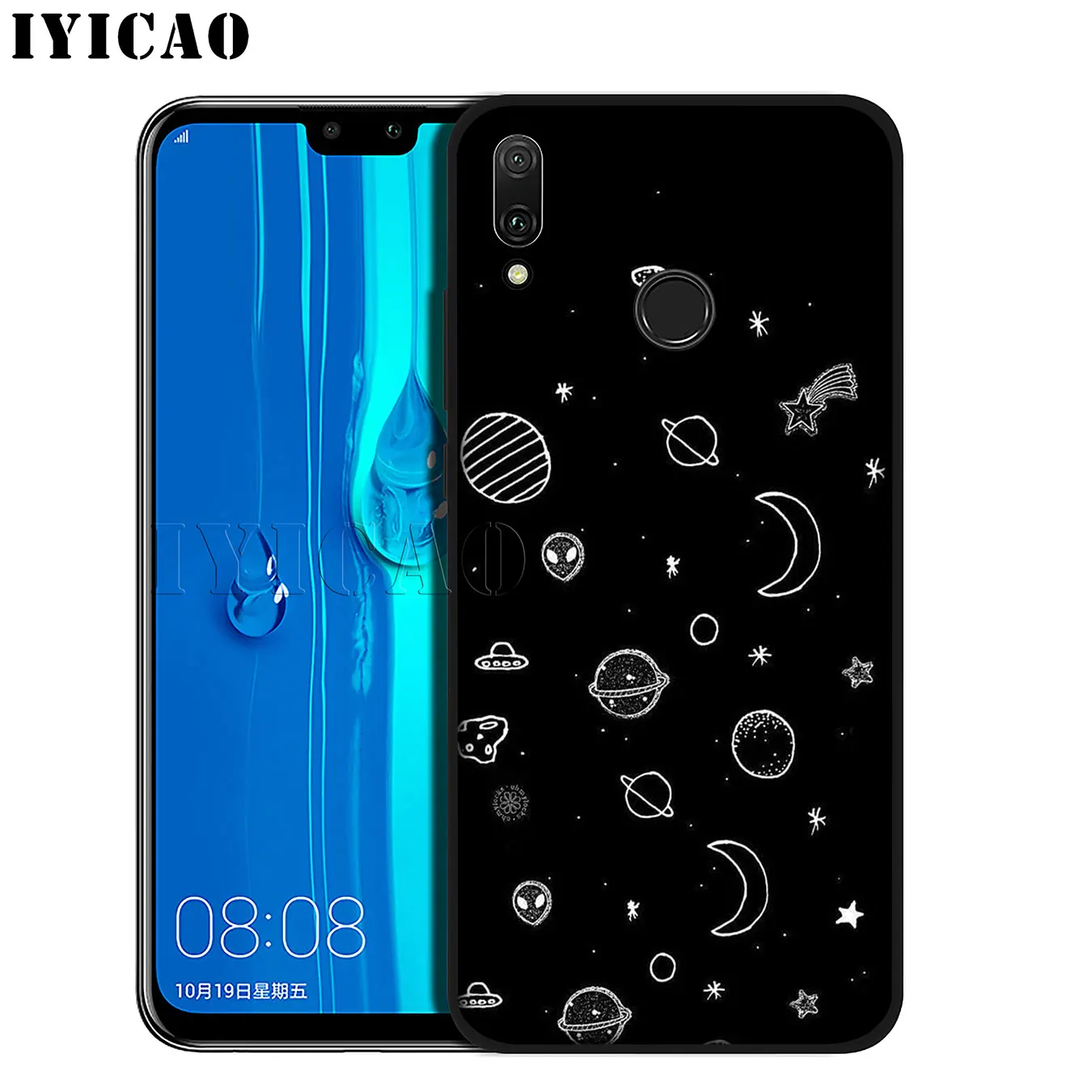 IYICAO милый Alien UFO Kawaii мягкий силиконовый чехол для телефона Huawei Mate 30 20 10 Pro Lite Nova 5I 4 3i