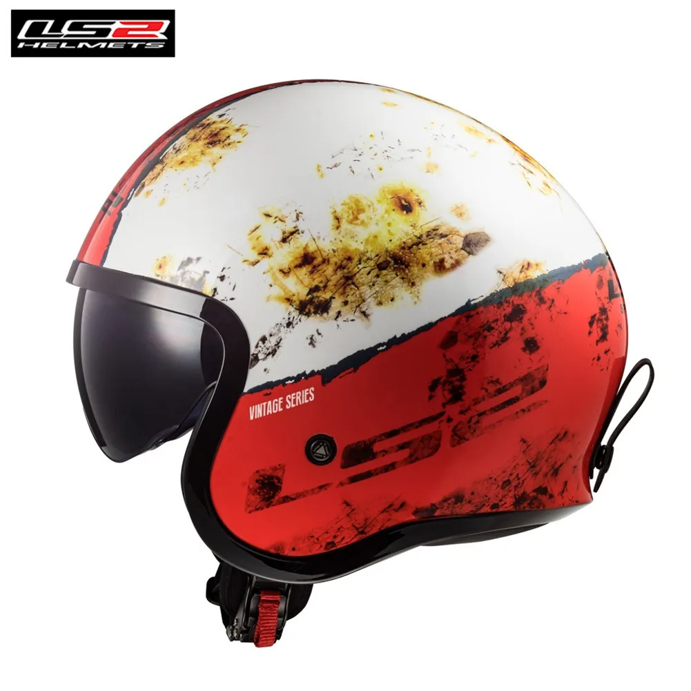 LS2 Spitfire OF599 реактивный мотоциклетный шлем 3/4 Cruiser Touring скутер Casco Moto Casque cask Capacetes De Motociclista