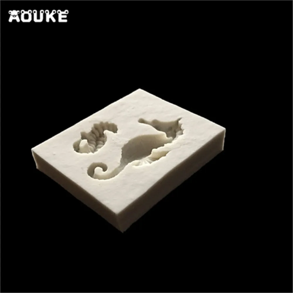 Силиконовая форма для торта Seahorse формы пудинга мыла кубиков льда кондитерских