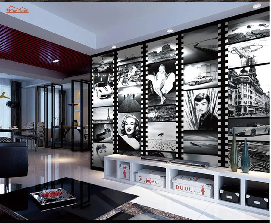 Сексуальная Богиня суперзвезда Мэрилин Монро газета классическая 3D обои для стен спальни росписи рулонов домашний декор гостиной