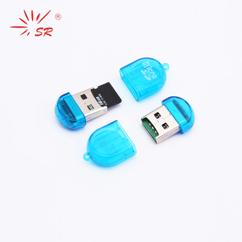 Прозрачный кардридер для Micro SD карт памяти USB 2 0|micro sd card reader|sd readercard reader usb 2.0 |