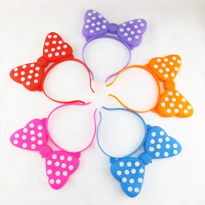 50 шт. бант голова носить игрушки Пластиковые светодиодные светящиеся реквизит