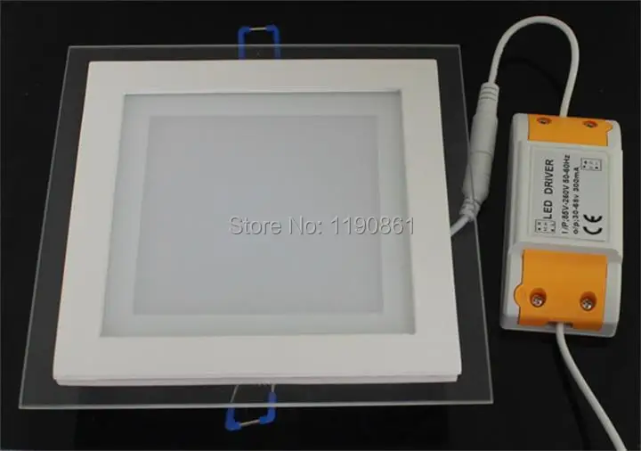 Бесплатная доставка DHL 12 Вт светодиодные панели встраиваемые светильники
