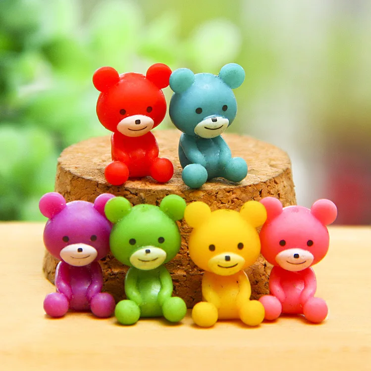 Новинка 2017 года 6 корейский Медведь фигурку Классические Сюжетные игрушки играть