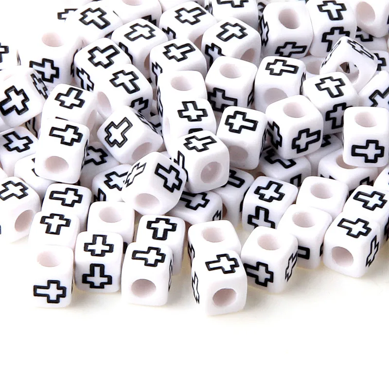 200 шт. акриловые бусины для бижутерии 6 мм|Бусины| |