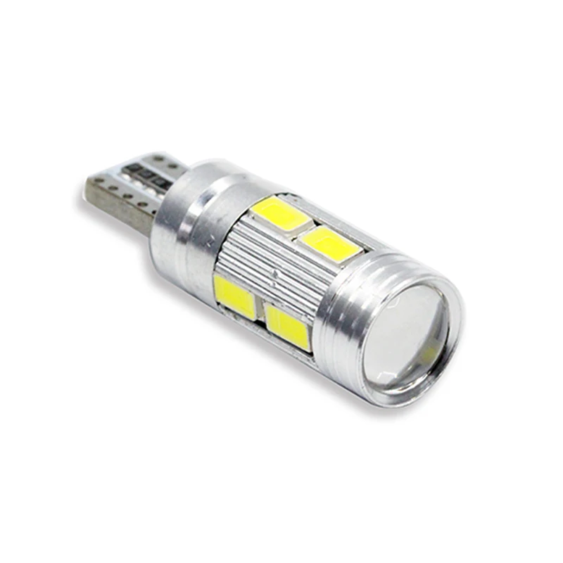 SUNKIA 2 шт./лот W5W T10 без ошибок в интерьере Белый СВЕТОДИОД Canbus 10 SMD 5630 с проектором