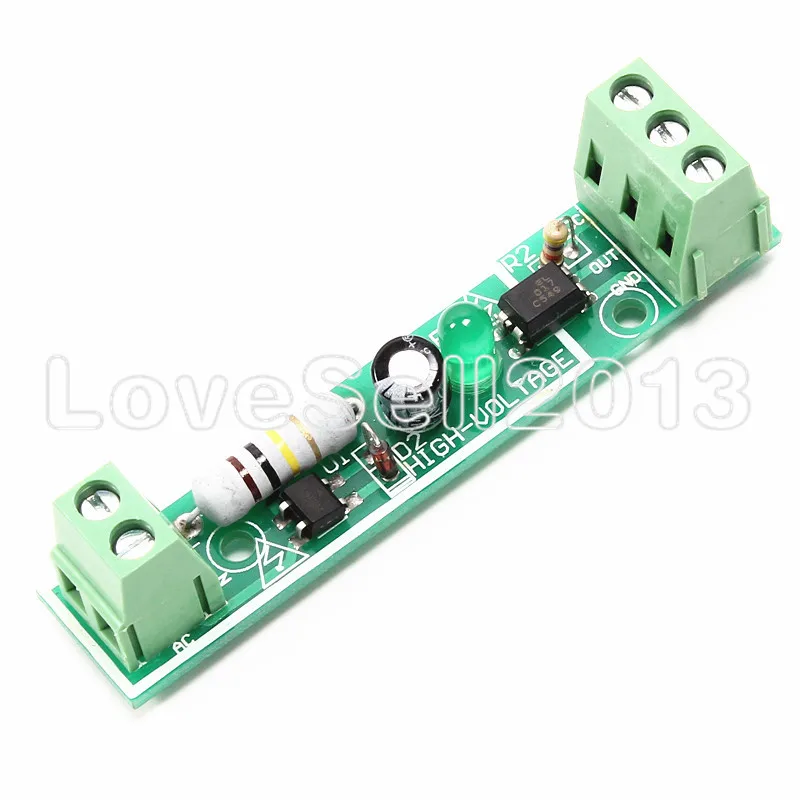 

1-Bit AC 220V Optocoupler Isolation Module Voltage Detect Board Adaptive 3-5V For PLC Isolamento Fotoaccoppiatore Module