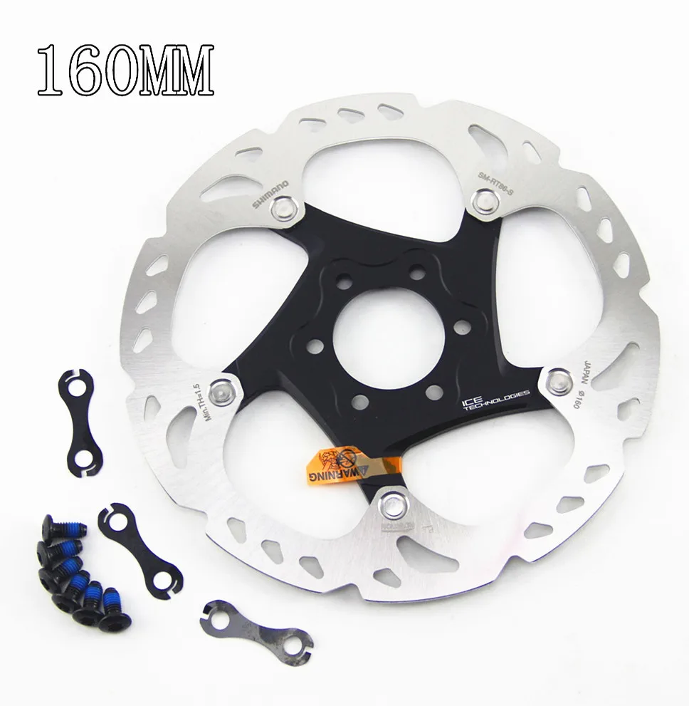 SHIMANO XT RT86 6/7 Inch160mm 180 мм 203 мм MTB велосипед льда точки Технология дисковые тормоза 6 Болты ротора аксессуаров части велосипеда SM-RT86