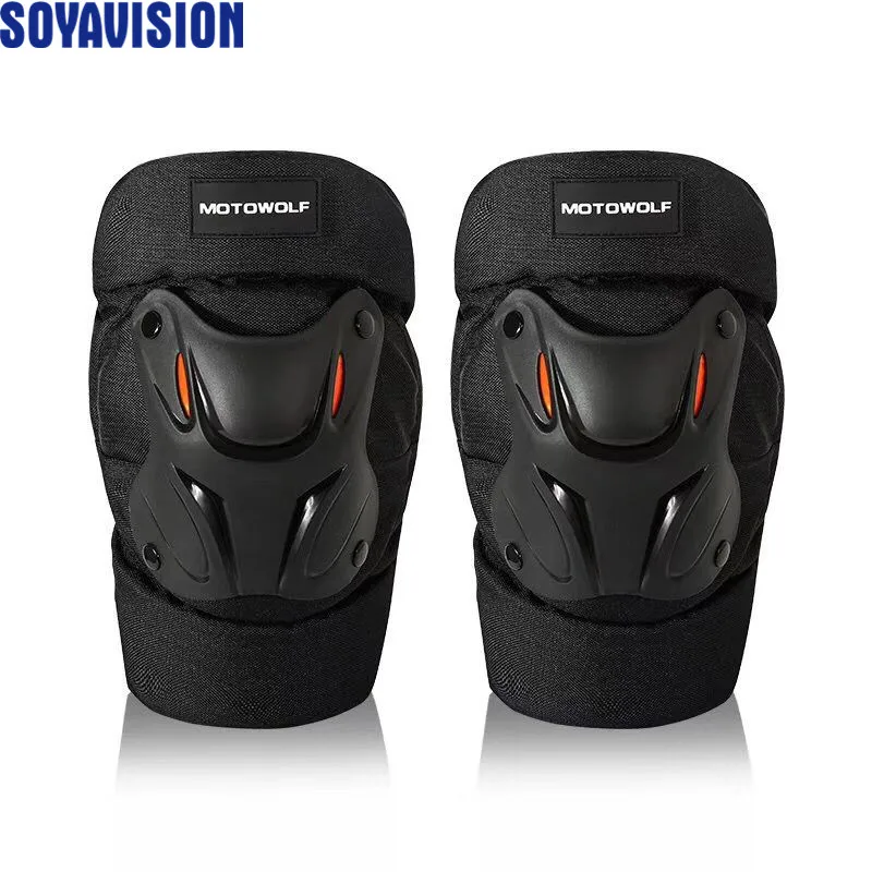 New 1 Pair Motorcycle Knee Protector Scooter Motor Sport Protective Guards Safety gears road Motorbike knee pads equipment | Автомобили и