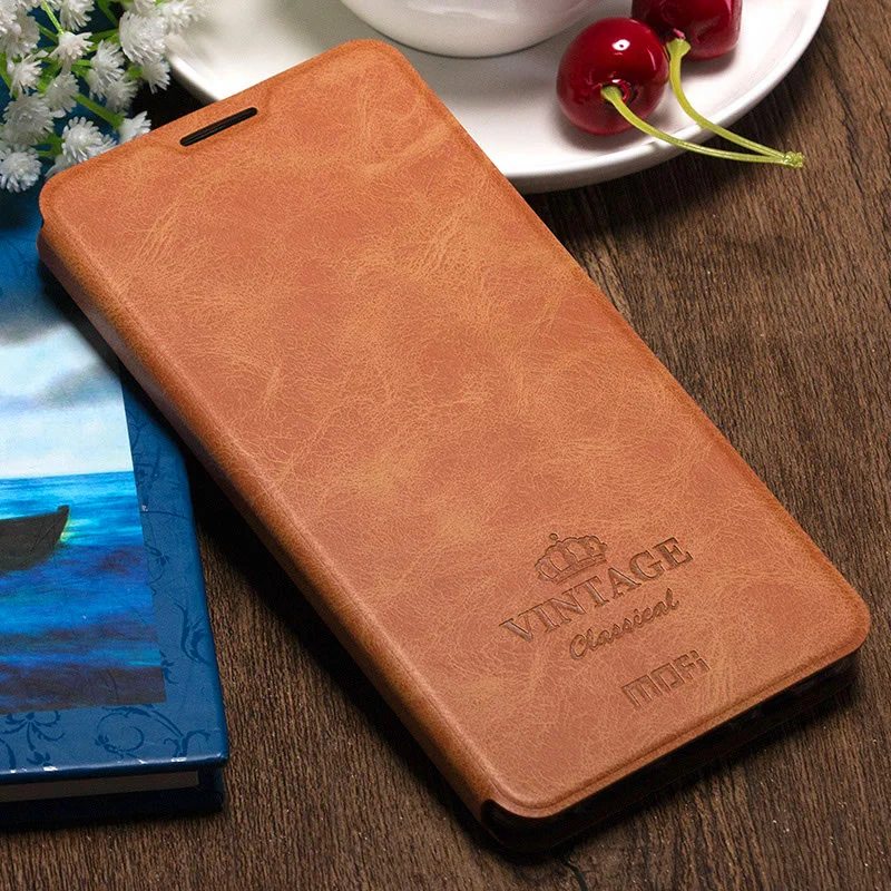 Оригинал mofi для huawei mate 9 leather case откидная крышка внутренний мягкий силиконовый тпу