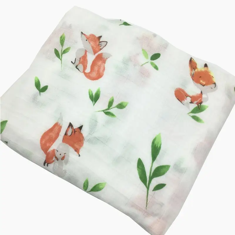 

INS Hot 70% Bamboo Fiber 30% Cotton Baby Blanket Bedding Swaddle Wrap Gauze Muslin Blankets Soft Breathable For Newborn