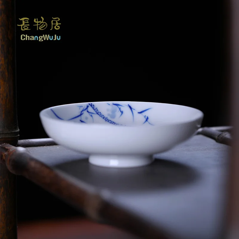 Чашки и блюдца Changwuju в цзиндэчжэне китайская чайная чашка сине белая кунг фу
