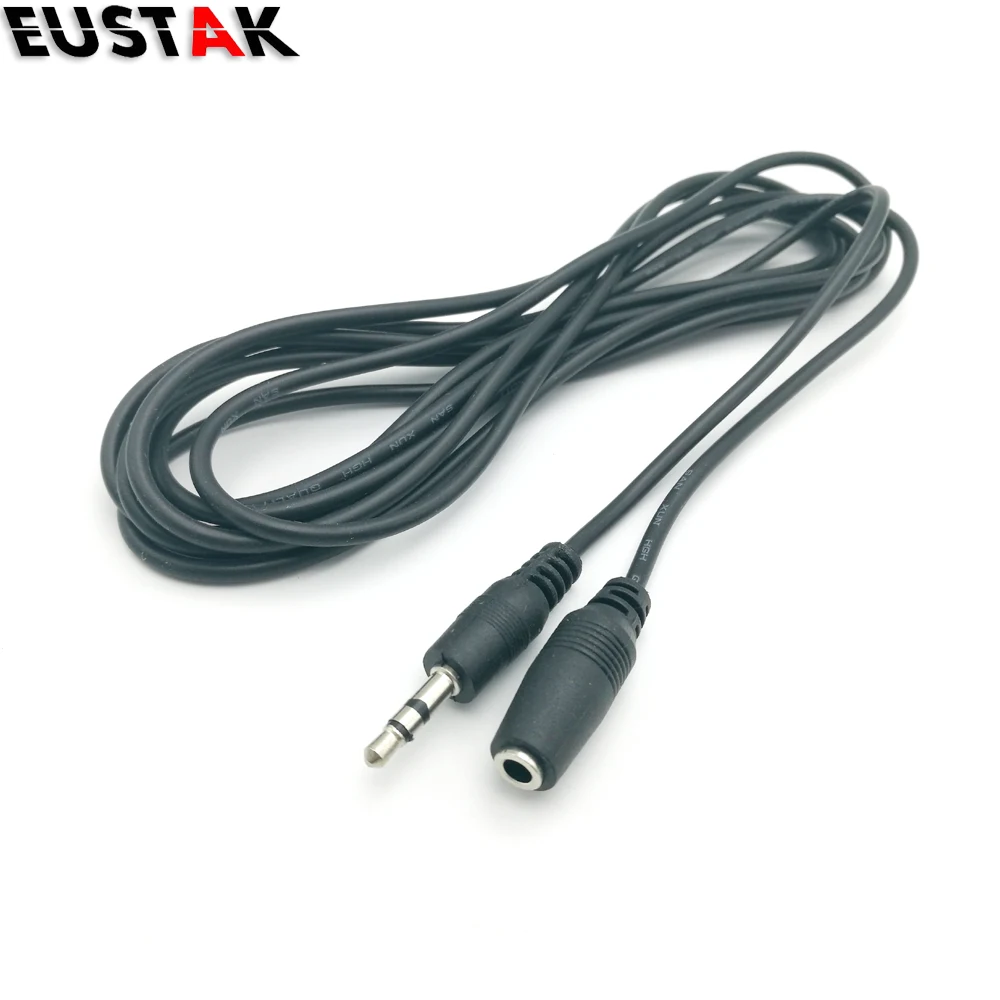 EUSTAK 3 5 Штекерный к женскому аудио Удлинительный кабель 0 2 м 1 10 15 20 для