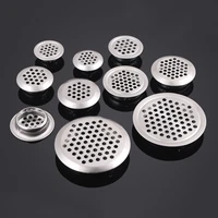 brand new 100pcs stainless steel mesh hole air vent ventilation cover for cupboard wardrobe closet shoe kitchen cabinet 5 sizes