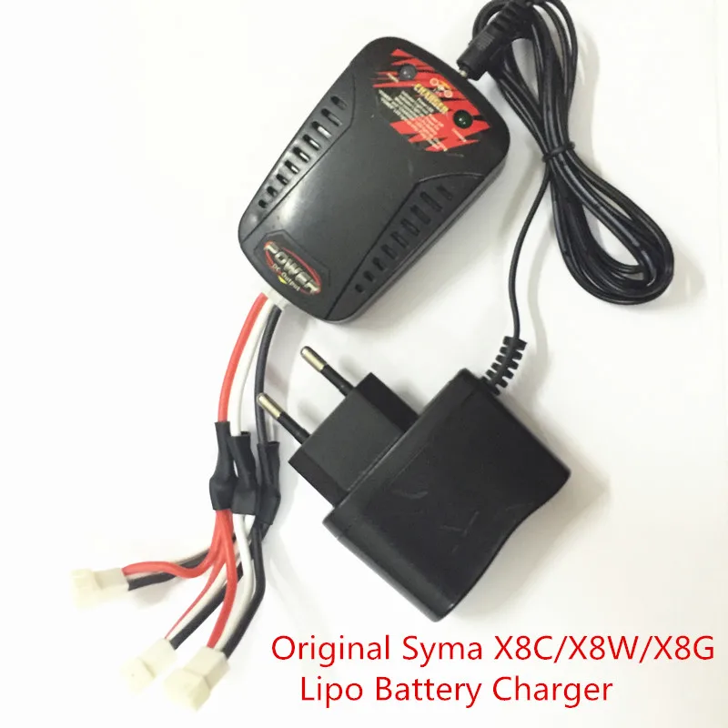 Syma X8/X8C/X8W/X8G зарядное устройство адаптер запасные Патры Li Po для MJX X101JJRC H16 YiZhan X6 Wltoys