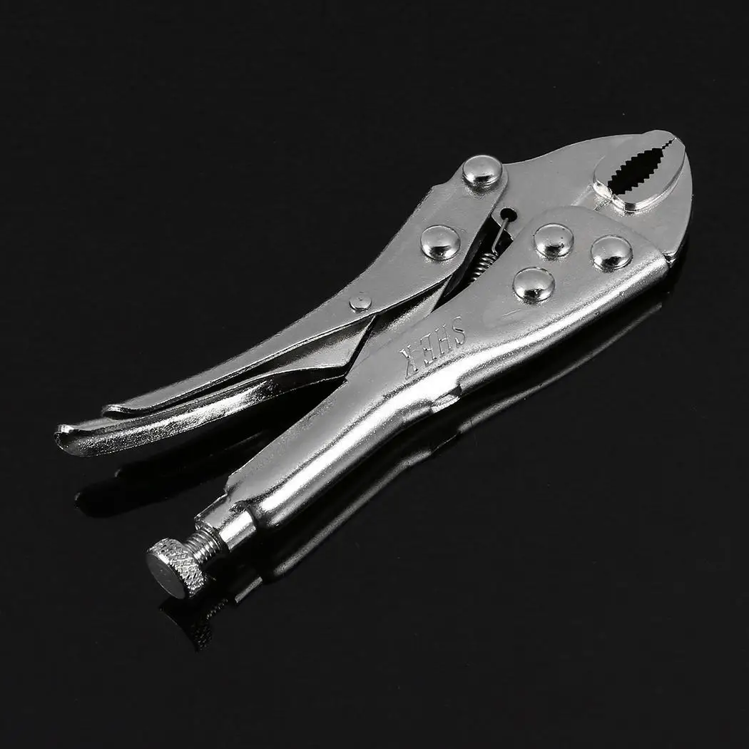 Высокоуглеродистая сталь круглый рот R type плоский Серебряная тиска захват