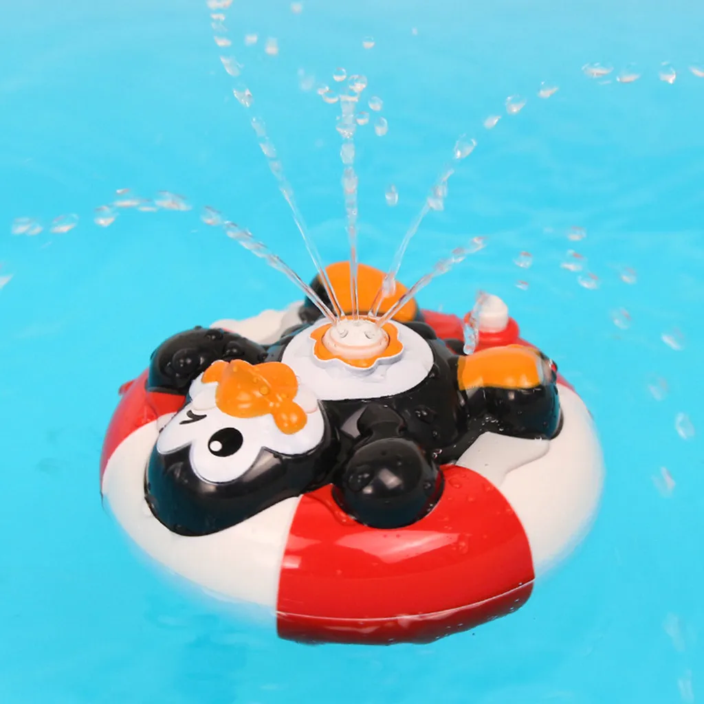 Игрушки для маленьких детей, игрушки для ванной, распылитель воды, детский водяной насос для ванны, электронный спрей, забавная игрушка, поплавок, вращающаяся мебель для ванной, игрушка
