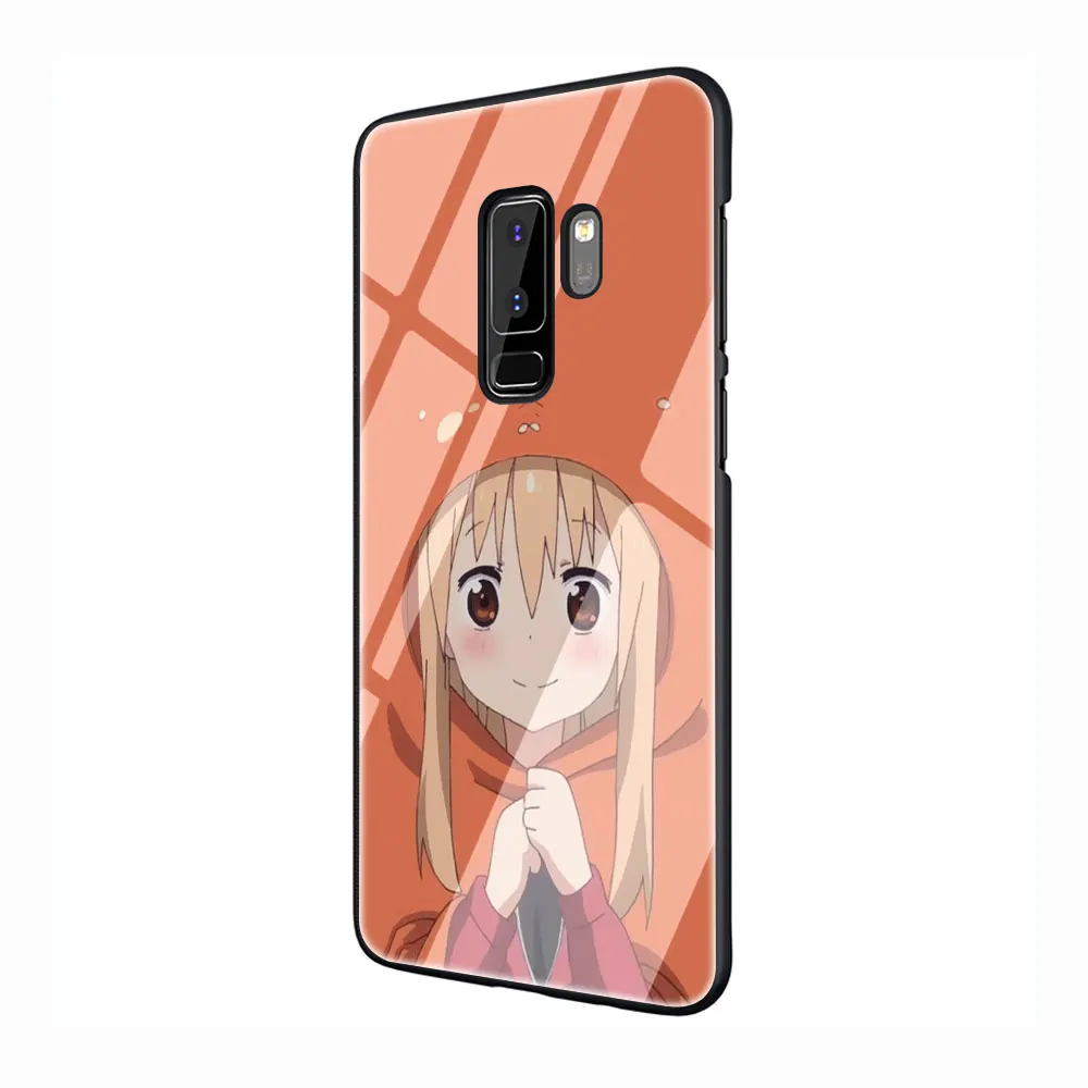 Cute Umaru chan Tempered Glass Phone Cover Case For Galaxy S7 edge S8 9 10 Plus Note 8 9 10 A10 20 30 40 50 60 70 - Цвет: G8