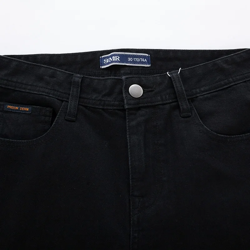 Джинсы SEMIR мужские зимние классические утепленные флисовые джинсы от известного