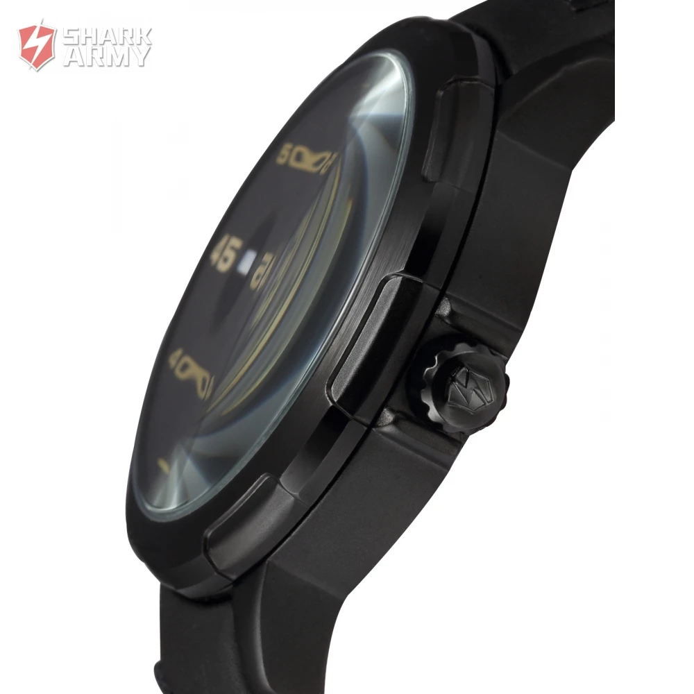 Shark Army Luxury Brand Auto Date Leather Watch Band Military Water Resistance Sport Outdoor Men Quartz Gift Box / SAW156 | Наручные часы