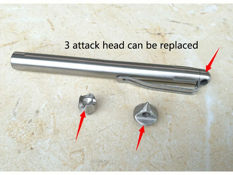 Тактическая ручка для самозащиты принадлежности защиты из нержавеющей стали