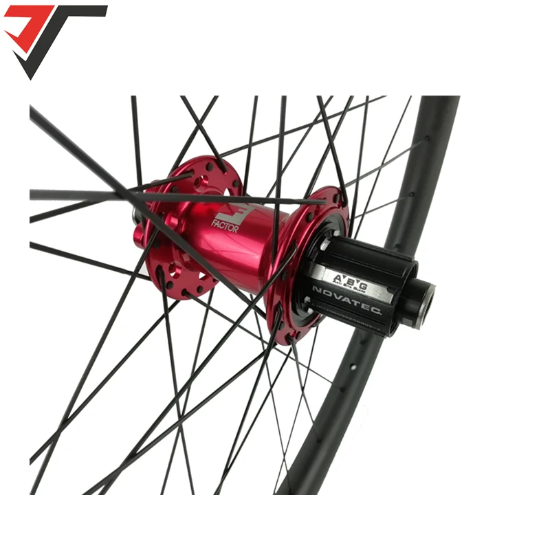27.5er boost mtb tubeless carbon wheels Factor XD601S XD602 hubs 15*110mm 12*148mm AM 35mm width 650B mountain bike wheelset 32H |