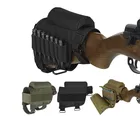 Регулируемый тактический держатель для щек приклад винтовка с чехлом для патронов для. 300 .308 круглая сумка для патронов