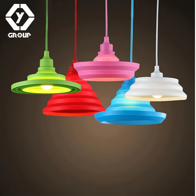 Oygroup LED Потолочные светильники для Гостиная E27 силиконовые потолочные Лампы