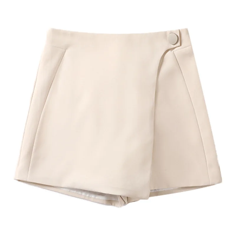 

Fashion Harajuku Plus Size Shorts For Women Summer Elastic High Waist Short Femme Cuffs Wide Leg With Belt Cotton Ladies Shorts