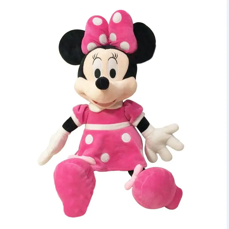 pink minnie 1 шт./лот 40-100 см горячая распродажа высокое качество Микки Или Минни Маус плюшевые игрушки куклы на день рождения Рождественский подарок детские игрушки для сна - Цвет: pink minnie