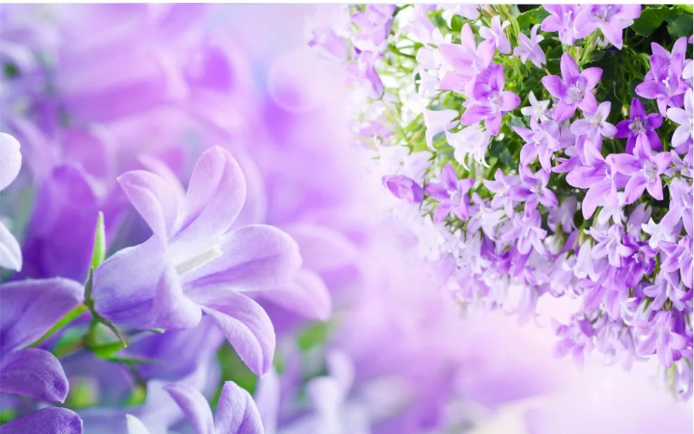 Подгоняйте любой размер тканевая занавеска с цветочным рисунком фиолетовый