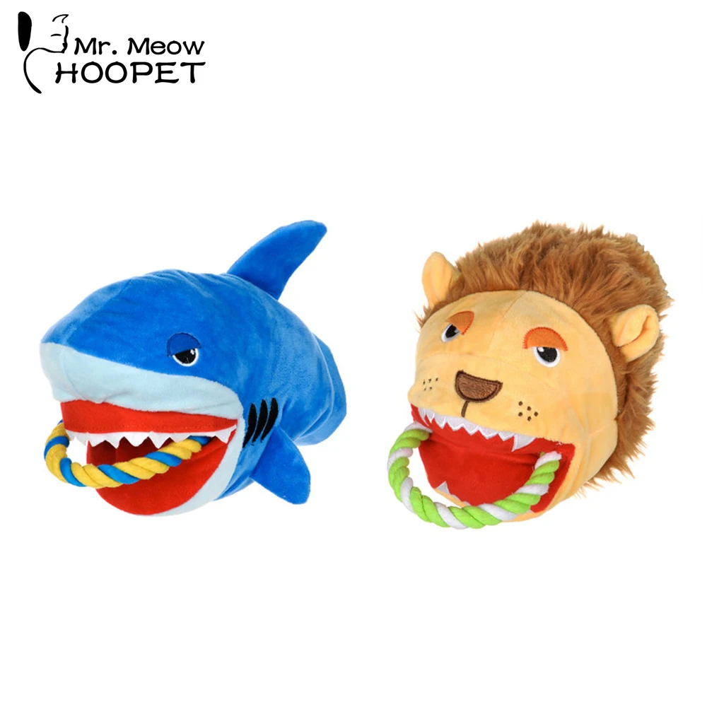 Hoopet собака акула Лев игрушка жевательный для домашних щенков обучение